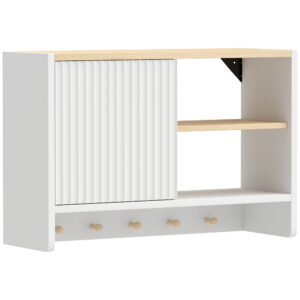 Armoire murale de salle de bain 2 portes, blanc