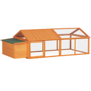 Poulailler pour poules cage à poule avec nichoir porte et toit ouvrable pour 4 et 8 poules