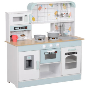 Cuisine enfant jouet d'imitation, dinette enfant avec lumières et sons réalistes, 88,6 x 3